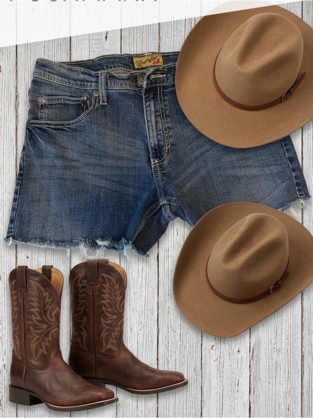 Wrangler 20x Western Women’s Jean Shorts in Blue✨